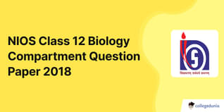 NIOS Class 12 Biology Compartment Question Paper 2018 with Answer Key